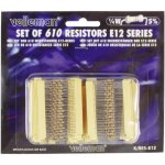 Jeu de 610 rsistances (srie e12) velleman k / res - e12