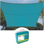 Voile d'ombrage, toile ombrage, toile extrieure terrasse, impermable, protection contre uv, 4 anneaux ...