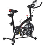 Vélo d'appartement cardio vélo biking écran multifonction selle et guidon réglable noir Vélo d'appartement cardio vélo biking écran multifonction selle et guidon réglable noir