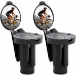 Vlo retroviseur trotinette electrique retro miroir convexe 360 rglable rtroviseur pliable pour guidon ...