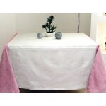Nappe carr�e jacquard teflon brignoles figuier par vent du sud