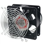 Ventilateur axial haute temp�rature 120 x 120 x 38 mm silencieux compatible avec po�les et chaudi�res ...