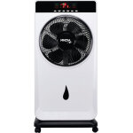 Ventilateur brumisateur oscillant mazda waley 90w 3 vitesses h30cm d30cm blanc