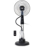 Ventilateur brumisateur sur pied oscillant 70 w