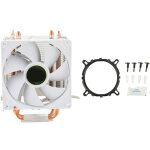 Ventilateur cpu double tour 9cm avec 2 caloducs, compatible intel sockets 775 / 1150 / 1151 / 1155 / ...