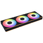 Ventilateur lian li uni fan cl wireless reverse 120mm noir pack de 3