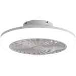 Ventilateur de plafond fermé 45 cm, avec lumière led réglable en 3 couleurs et télécommande, sans pales ... Ventilateur de plafond fermé 45 cm, avec lumière led réglable en 3 couleurs et télécommande, sans pales ...