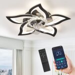 Ventilateurs de plafond flower avec éclairage, petit ventilateur de plafond moderne à profil bas de 27 ... Ventilateurs de plafond flower avec éclairage, petit ventilateur de plafond moderne à profil bas de 27 ...