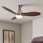 Globo lighting - ventilateur de plafond led avec mode t hiver lampe de plafond  intensit variable ...