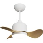 Ventilateur de plafond avec lumière haut - parleur bluetooth blanc Ventilateur de plafond avec lumière haut - parleur bluetooth blanc