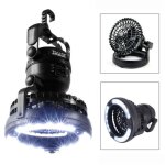 Ventilateur de plafond de tente led 2 en 1, pouvant servir de lanterne de camping et de ventilateur rafra�chis ...