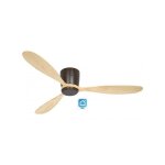 Ventilateur de plafond avec wifi casafan 313295w eco plano wood bz - nt