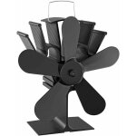 Ventilateur de po�le � bois 5 h�lices 70 - 350�c autoalimentation thermique par chaleur sans courant