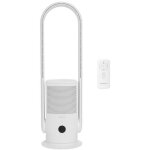 Ventilateur purificateur d'air avec filtre - sans pale - oscillation - 35w - h. 80 cm - minuterie 8h ...