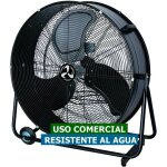 Ventilateur sur pied casafan df 800 123w 3 vitesses d80cm noir