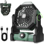 Ventilateur de table portable silencieux � 3 vitesses pour bureau, chambre � coucher, maison, ventilateur ...