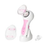 Ventouse aspirante 'palper - rouler' 23cm blanc & rose