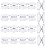 Ventouses double face, 20 pi�ces 3 cm ventouses transparentes, extra fortes pvc plastique suspension ...