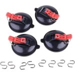 Ventouse pour sangle de voiture, adapt�e aux camions, pour s�curiser les bagages, avec crochets, dimensions ...