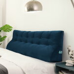 Vercart - compens� coussin de lecture triangulaire de repos au lit dossier t�te de lit soutien dorsal ...