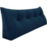 Vercart - coussin de lecture compens, triangulaire coussin  coins, gros coussin canap, traversin tte ...