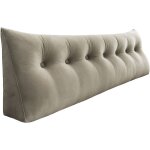Vercart - coussin de lecture compens�, triangulaire coussin � coins, gros coussin canap�, traversin t�te ...