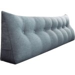 Vercart - coussin de lecture, oreiller traversin soutien dorsal, triangulaire coussin � coins, gros coussin ...