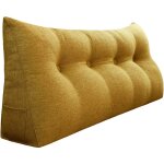 Vercart - coussin de lecture, oreiller traversin soutien dorsal, triangulaire coussin � coins, gros coussin ...
