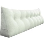 Vercart - coussin de lecture, oreiller traversin soutien dorsal, triangulaire coussin � coins, gros coussin ...