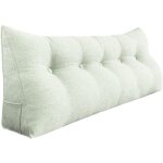 Vercart - coussin de lecture, oreiller traversin soutien dorsal, triangulaire coussin � coins, gros coussin ...