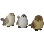 Verdelook - figurine de jardin set 3 oiseaux 15, 2x9x10, 5cm