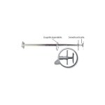V�rin d'amarrage fen�tre - longueur 1m � 1. 7m - pour �chafaudages f3000, f3000 alu et multi 4x - duarib ...