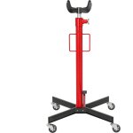 Vrin de fosse hydraulique - homcom - levage 500 kg - hauteur rglable 110?191, 5 cm - 4 roues pivotantes ...