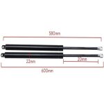 Vérins À gaz 2x shock car lift strut support bar ressort À gaz lift up support pneumatique pour lit stockage ... Vérins À gaz 2x shock car lift strut support bar ressort À gaz lift up support pneumatique pour lit stockage ...