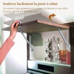 Verin hydraulique, v�rins � gaz 4pcs charniere porte cuisine100n verin meuble, amortisseurs � gaz pour ...