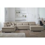 Lisa design - vermont - canapé panoramique d'angle gauche - 7 places - xxl - beige Lisa design - vermont - canapé panoramique d'angle gauche - 7 places - xxl - beige
