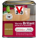 V33 - vernis int�rieur meubles et boiseries ch�ne moyen brillant 0, 5l