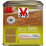 V33 - vernis int�rieur meubles et boiseries ch�ne moyen satin 0, 5l