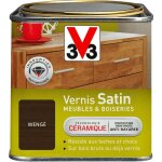 V33 - vernis intérieur meubles et boiseries wengé satin 0, 5l V33 - vernis intérieur meubles et boiseries wengé satin 0, 5l