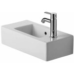 Duravit - vero - lave - mains 50x25 cm, un trou pour robinetterie � droite, blanc alpin 0703500008