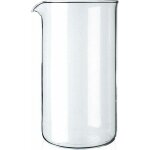 Verre  piston de rechange 8 tasses, transparent, 1 litre - diamtre 10 cm, - ulisem