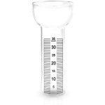 Verre de remplacement pour pluviom�tre motif grenouille, souris, corbeau, etc. avec �chelle jusqu'� 35mm ...