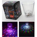 Verre de table  led rvb  changement de couleur pour verser de l'eau, du liquide, de la bire, des cocktails ...