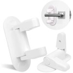 Verrou adh�sif de porte ? s�curit� enfant ? protection anti - pincement ? porte et fen�tre ? blanc