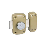 Verrou � bouton cyclop 7600 - assa abloy vachette jaune / dor� 45 vari� g�che huisserie m�tallique bronze ...