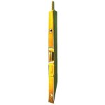 Verrou � entailler � poussoir 16mm 250mm zingu� avec g�che - jardinier massard - j544030 - 1