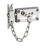 Verrou entrebailleur - longueur totale : 98 mm - d�cor : nickel satin� thirard
