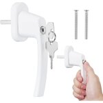 Verrou de fen�tre 35 mm avec poign�e de porte - poign�e avec tige de verrouillage, serrure en aluminium ...