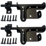 Verrous loquet porte � boulon coulissant ext�rieur, serrure de porte avec trou de cadenas inox targette ...