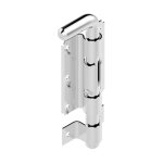Store menuiserie - verrou pistolet, inox, gâche, l. 165 mm, pour portail et portillon Store menuiserie - verrou pistolet, inox, gâche, l. 165 mm, pour portail et portillon